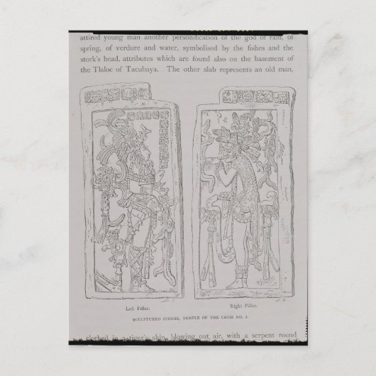 Skulpturierte Steine aus dem 'Tempel der Postkarte (Vorderseite)