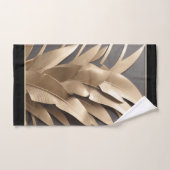 Skulpturiertes Set aus Bananenblättern (Handtuch)