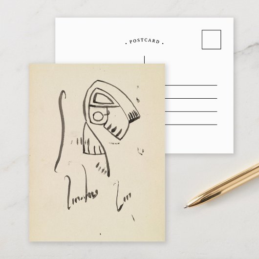 Skulpturstudien | Henri Gaudier-Brzeska Postkarte