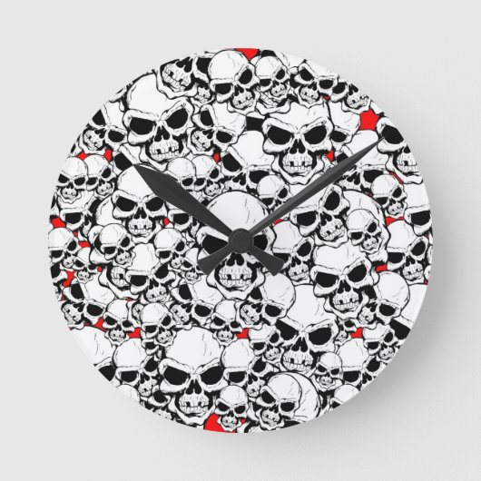 SKULTUREN RUNDE WANDUHR (Vorderseite)