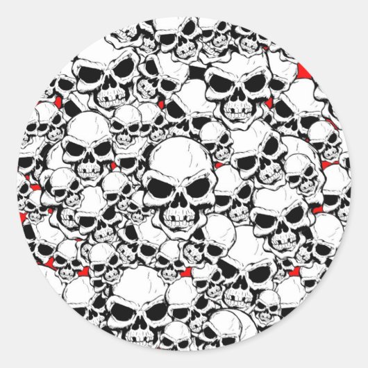 SKULTUREN RUNDER AUFKLEBER (Vorderseite)