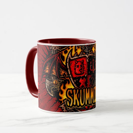 Skummie Midevil Tasse II (Vorderseite Links)