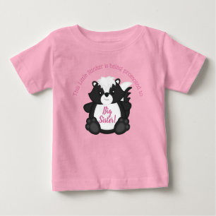 Skunk Baby Dusche Pink Baby T-shirt