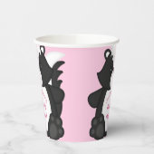 Skunk Baby Dusche Pink Pappbecher (Links)
