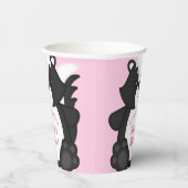 Skunk Baby Dusche Pink Pappbecher (Rechts)