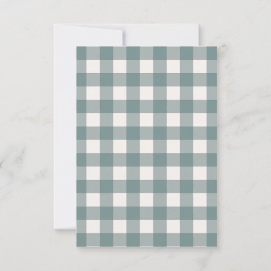 Skunk Baby Shower Einladung (Rückseite)