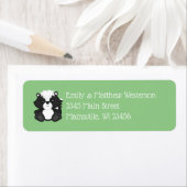 Skunk Baby Shower Green (Insitu)