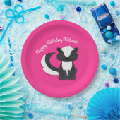 Skunk Birthday Party Kids Pink Paper Teller (Party)