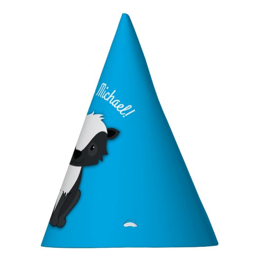 Skunk Birthday Party Partyhütchen (Rechts)