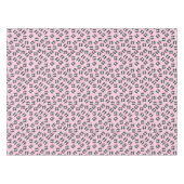 Skunk Birthday Party Pink Tischdecke (Vorderseite (Horizontal))