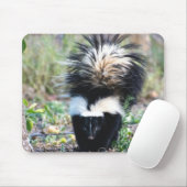 Skunk Black and White Mousepad (Mit Mouse)