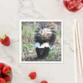 Skunk Black and White Serviette (Beispiel)