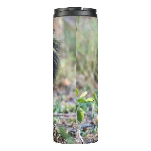 Skunk Black and White Thermosbecher (Rückseite)