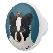 SKUNK & BUTTERFLY KERAMIKKNAUF (Rechts)