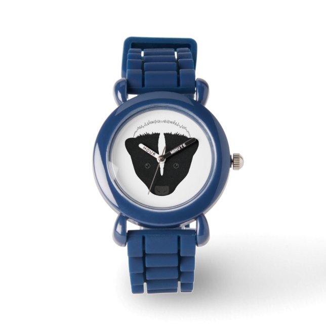 Skunk Face Armbanduhr (Vorderseite)