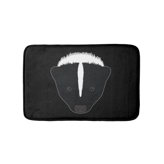 Skunk Face Badematte (Vorderseite)