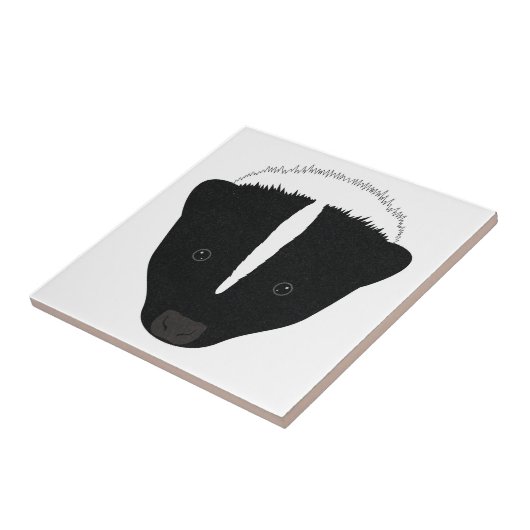 Skunk Face Fliese (Seite)