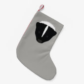 Skunk Face Kleiner Weihnachtsstrumpf (Vorderansicht (hängend))