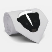 Skunk Face Krawatte (Gerollt)