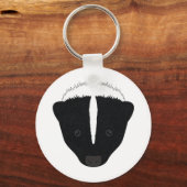 Skunk Face Schlüsselanhänger (Vorderseite)