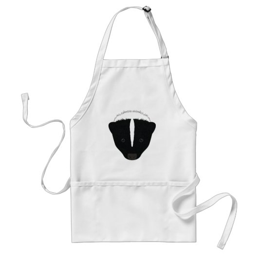 Skunk Face Schürze (Vorne)