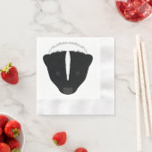 Skunk Face Serviette (Beispiel)