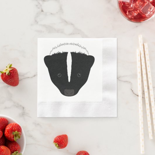 Skunk Face Serviette (Beispiel)