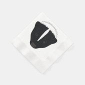 Skunk Face Serviette (Ecke)