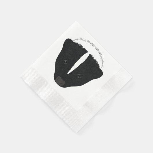 Skunk Face Serviette (Ecke)