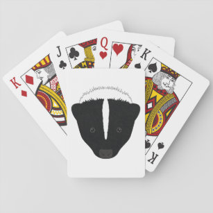 Skunk Face Spielkarten