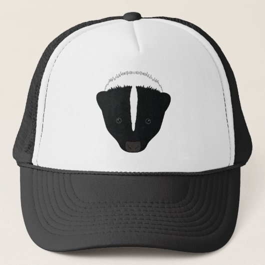 Skunk Face Truckerkappe (Vorderseite)