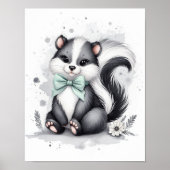 Skunk Forest Kinderzimmer Wall Art Poster (Vorne)