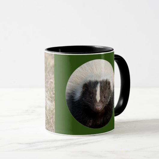 Skunk-Gesicht Tasse (VorderseiteRechts)