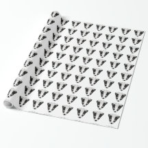 Skunk - Glossy Wrapping Paper, 30" x 15'