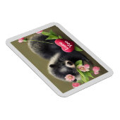 Skunk Hugging Blume Liebe You Magnet (Rechte Seite)