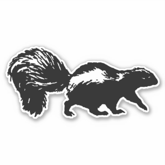 Skunk Icon Aufkleber (Vorderseite)