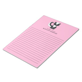 Skunk Kid Niedlich Woodland Stationary Notepad Notizblock