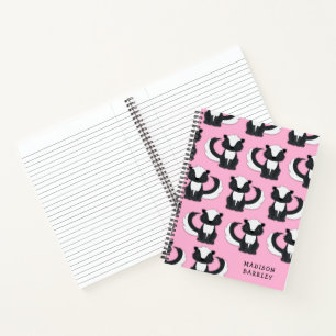 Skunk Kid's Niedliche Waldtiere Notizblock