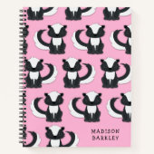 Skunk Kid's Niedliche Waldtiere Notizblock (Vorderseite)