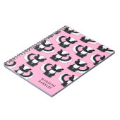 Skunk Kids Niedliches Woodland-Tier Notizblock (Linke Seite)