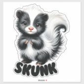 SKUNK - KINDERZIMMER STICKER (Blatt)