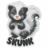 SKUNK - KINDERZIMMER STICKER (Vorderseite)