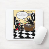 Skunk Learning Disodors Funny Gifts & T-Shirts Mousepad (Mit Mouse)