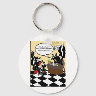Skunk Learning Disodors Funny Gifts & T-Shirts Schlüsselanhänger