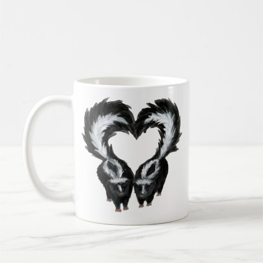 Skunk Liebe Tasse (Links)