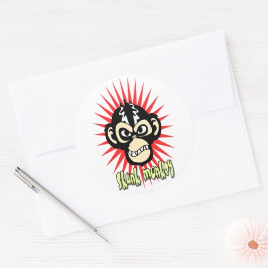 Skunk Monkey Sticker (Umschlag)