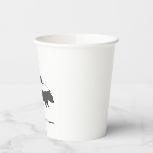 Skunk Paper Cup (Arnaud) Pappbecher (Links)