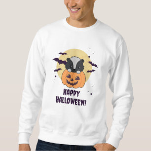 Skunk Pumpkin Niedlich Skunks Happy Halloween Sweatshirt