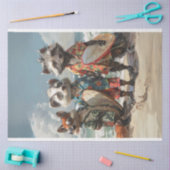 Skunk, Raccoon, Fox Decoupage Seidenpapier (Basteln)