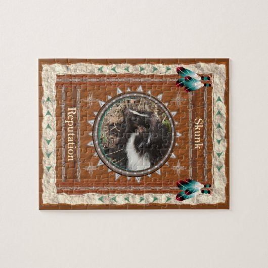 Skunk - Reputation- Jigsaw Puzzle mit Box (Horizontal)